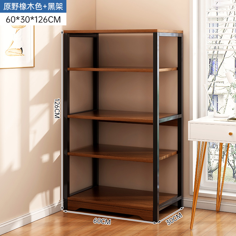 Estante de piso estante contra la pared estante de alquiler multicapa gabinete estrecho estante de almacenamiento estante de hogar estante de exhibición en línea junto al escritorio