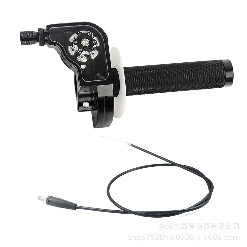 Off-Road Motorcycle Cnc Aluminum Throttle Seat Body Twist Handle Large Twist Handle Seat Cable Cable Oiler