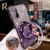 Purple protective corner covers, tubing, bracelet, fall protection
