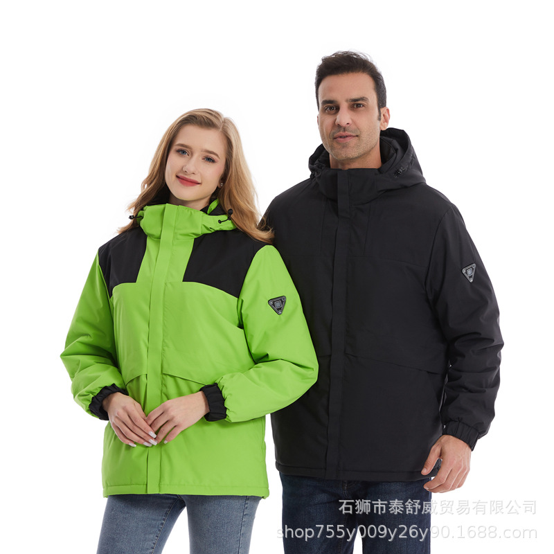 Chaqueta caliente inteligente de invierno Chaqueta cálida con calefacción eléctrica para parejas Chaqueta de chaqueta eléctrica para deportes al aire libre