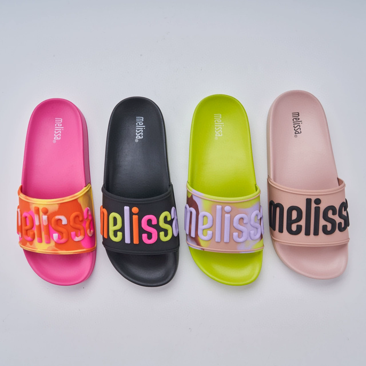 2024, нескользящие водонепроницаемые повседневные шлепанцы на толстой подошве Me * Sh Somaliland, верхняя одежда, разноцветные женские тапочки с буквами