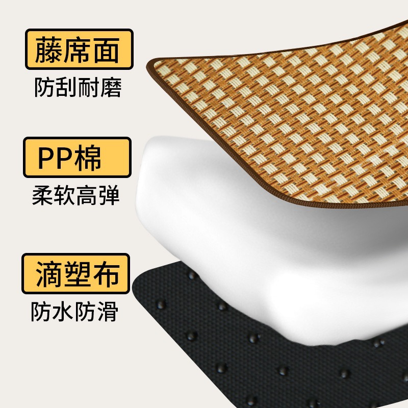 Nido de perros, alfombra de hielo, alfombra de ratana de verano, alfombra de perro grande, alfombra de dormir, artículos de mascotas generales de cuatro estaciones