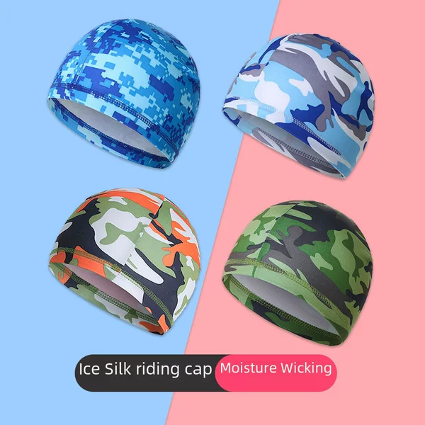 Sharetour Cycling Cap, Sweat-Absorbent, Quick-Drying, Ice Silk Sun Protection Cap, Bicycle and Motorcycle Helmet Liner Cap