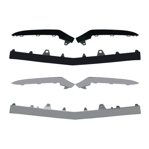 Mercedes Benz E-Class W212 uses a three-stage adjustable front lip and shovel combination to surround the front bumper with anti-collision and scratch resistant strips accessories