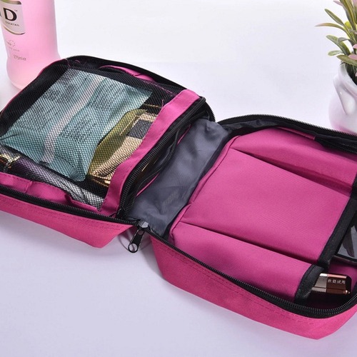 Korean version of the new large-capacity business trip toiletry bag foldable women's hanging supplies hanging bag waterproof cosmetic bag