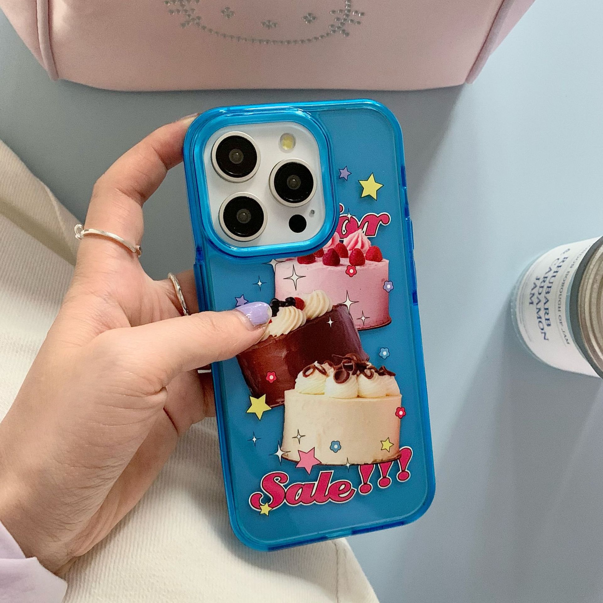 Retro American dessert cake for iPhone14pro max Apple 15 mobile