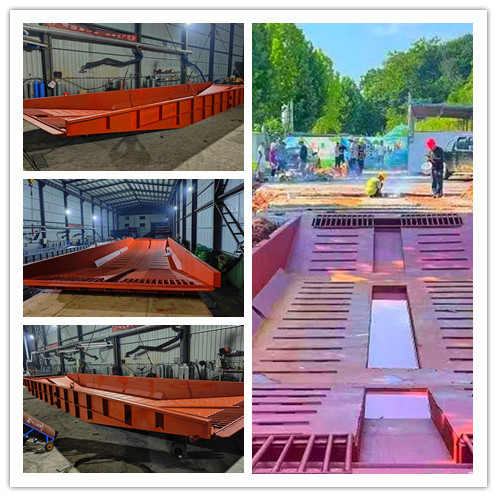 建筑工地工程洗车槽 免基础船式洗车机易安装可移动过水池洗车槽