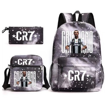 Mochila de tres piezas, mochila para hombres y mujeres, mochila a prueba de salpicaduras [una también es precio al por mayor] mochila de espalda protectora
