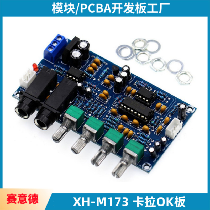 XH-M173 가라오케 보드 가라오케 잔향 보드 마이크 앰프 보드 노래 앰프 보드 노래방 앰프 보드