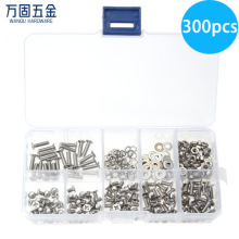 �����˿300PCS ��װ304�������ͷʮ�ֻ��ݶ�m3��˿��ĸ��Ƭ��װ