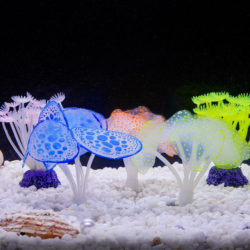 Coral Artificial de Silicona para Acuario Decorativo para Pecera image 4