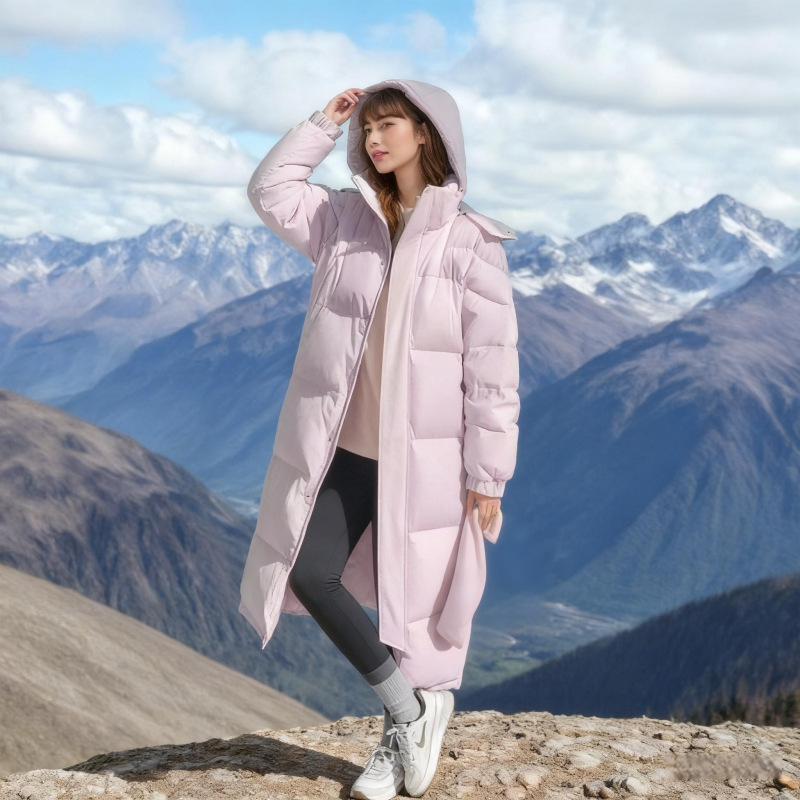 High-End Boutique Long down Jacket, 2025 New Winter Model, Thickened for Extreme Cold, Warm White Duck down Coat High-End Boutique Long down Jacket, 2025 New Winter Model, Thickened for Extreme Cold, Warm White Duck down Coat