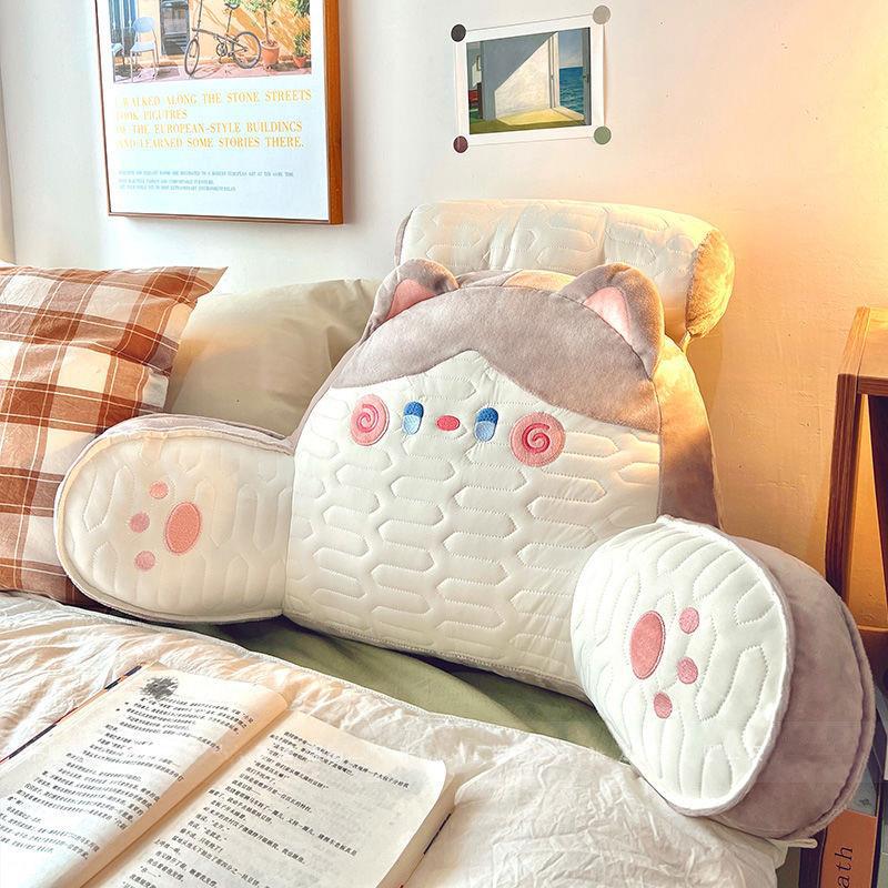 Latex model-milk brown cat medium size [65x40cm suitable for chairs]