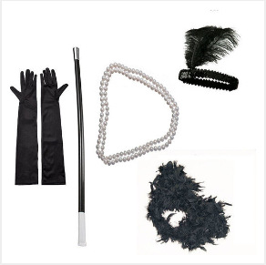 1920 puerta Zibi accesorios de las mujeres traje ropa deflector tocado diadema banda de pelo transfronteriza europea y americana