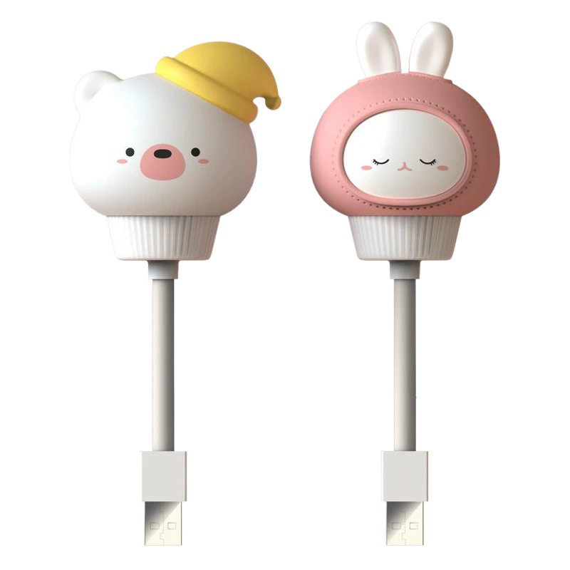 Новогодний ночник новый USB кролик котенок детская комната общежитие кормления подарок оригинальный пульт дистанционного управления ночник