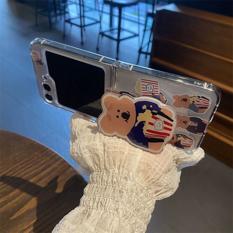 Samsung, чехол для телефона совместимый с GalaxyZFlip6, GalaxyZFold6, с маленькими мишками, 5/4/3, раскладной экран, 5/4