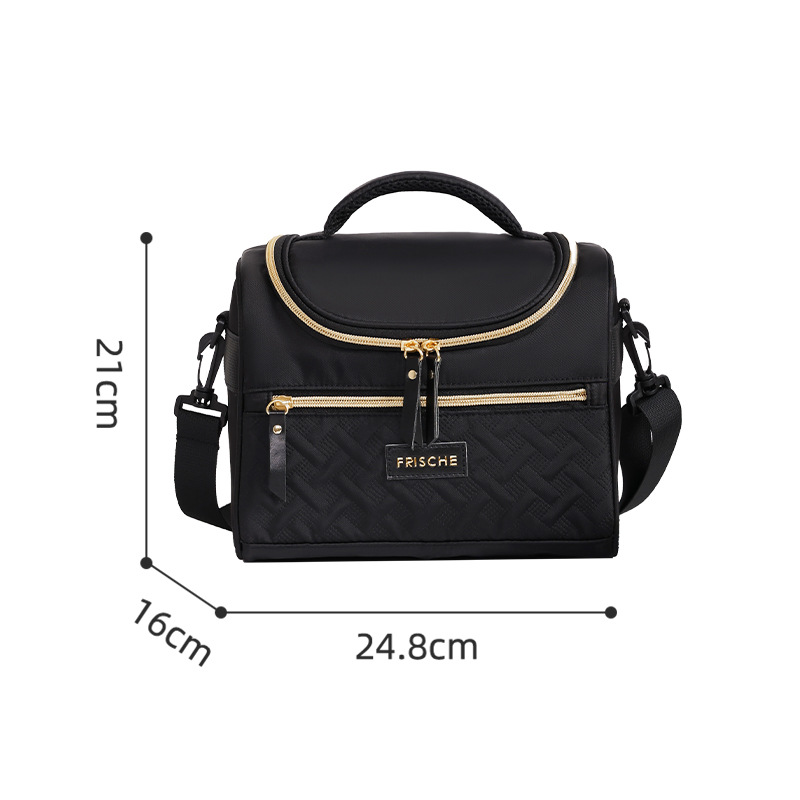 Bolsa de almuerzo de alto valor facial bolsa de oficina almuerzo bolsa de almuerzo bolsa de almuerzo bolsa de almacenamiento de leche gruesa un solo hombro bolsa de aislamiento de picnic al por mayor image 7