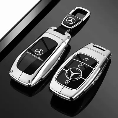 New E-Class E300L Car – Static Rod/Key Bag - type-a-key-silver-white-car-logo-buckle