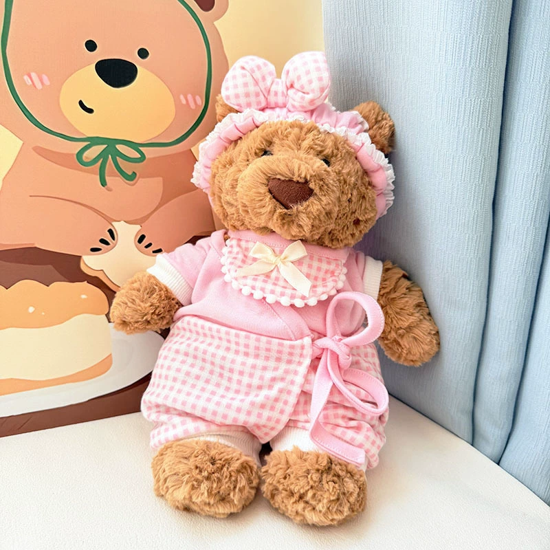 Котята Барселона Bear Clothes Барселона Bear Clothes Фланелевые пижамы Набор eye mask Cute Dressup