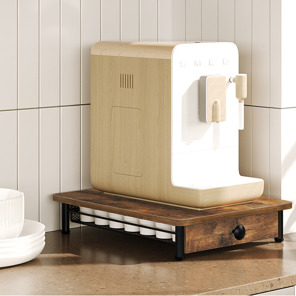 Fabricante al por mayor 35 cafetera de café con cajón de cajón de cesta soporte transfronterizo