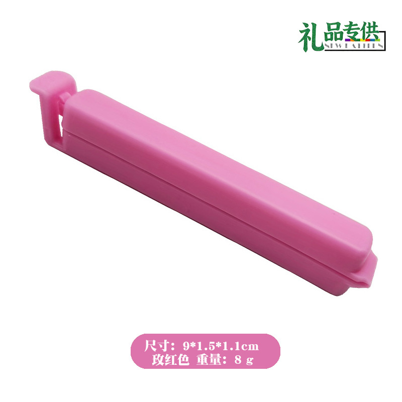Fábrica de clip de plástico en stock clip de bolsas de alimentos clip de sello de té bolsas de bocadillos clip de sello regalo