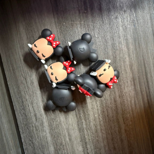 Pvc Soft Stereo Hot Shoe Minnie Doll Head Hot Shoe Cartoon Doll Head Camera Flash Decoration Doll