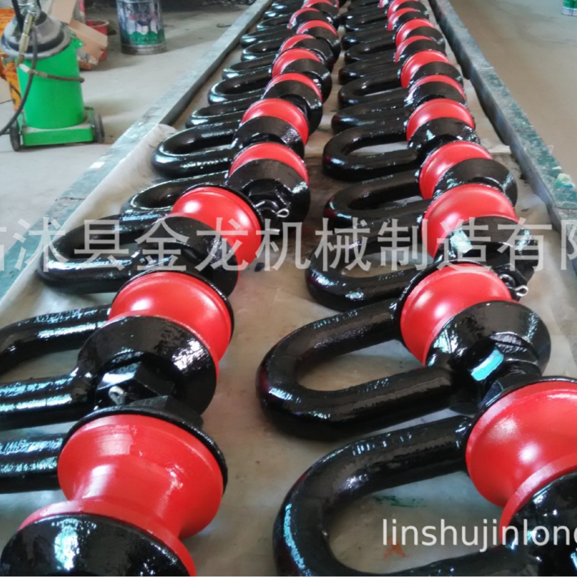 滚轮卸扣  卸扣式滑轮  黑体红轮  卸扣滑轮