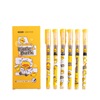 Cartoon rollerball capacious quick dry teaching high quality gel pen for elementary school students
