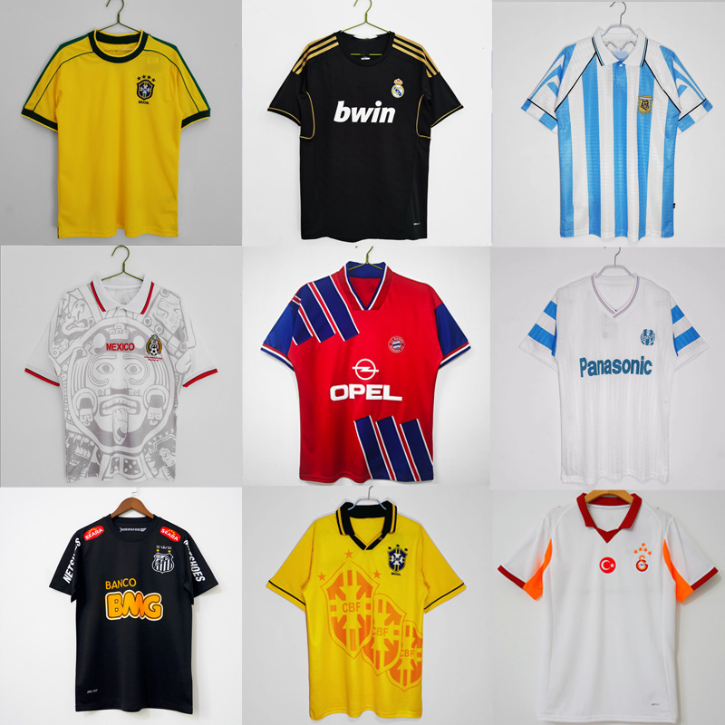 Manufacturer of Retro Football Team Jerseys Santos 10 Neymar Liverpool Germany Brazil Classic Match Jerseys Cross-Border Manufacturer of Retro Football Team Jerseys Santos 10 Neymar Liverpool Germany Brazil Classic Match Jerseys Cross-Border