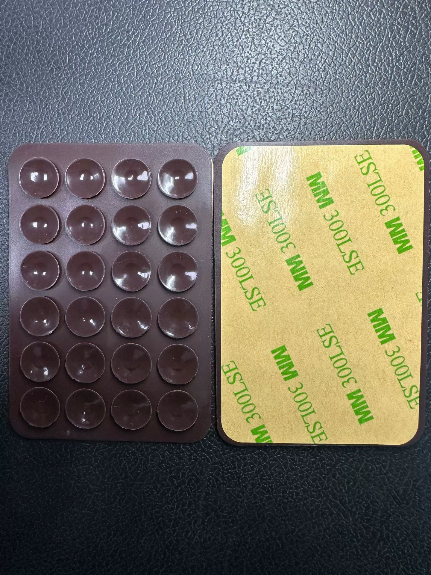 Silicone Phone Holder Pad — Double-Sided Non-Slip Rectangular Adhesive Grip, 8×5.5×0.25 cm
