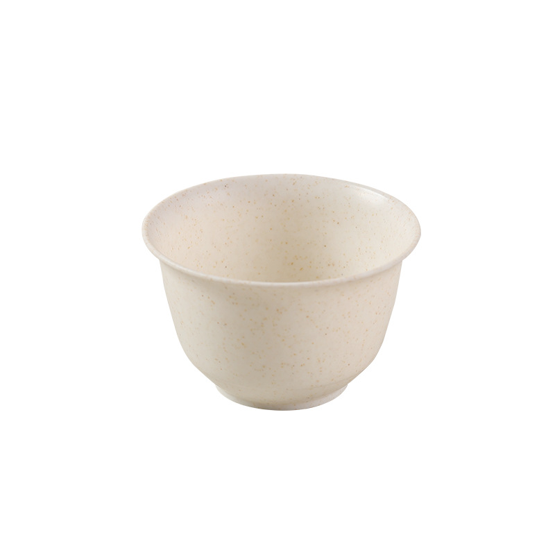 Taza de té desechable con cáscara de arroz para beber té Kung Fu mini taza de té pequeña taza de arroz al por mayor