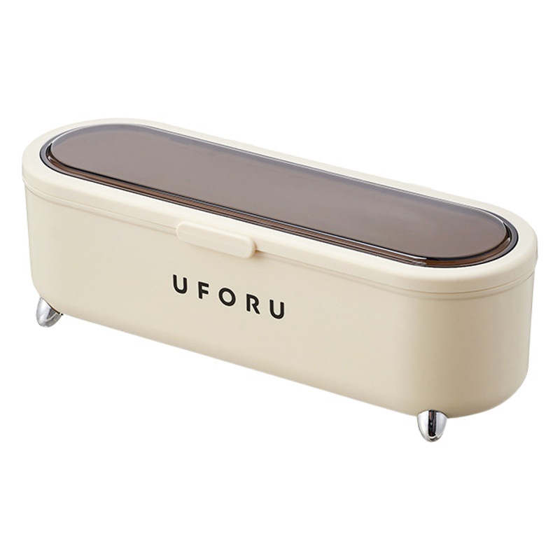 Luz de lujo vajilla caja de almacenamiento caja de drenaje caja de palillos hogar palillos a prueba de polvo titular cuchara de cocina con tapa palillos jaula