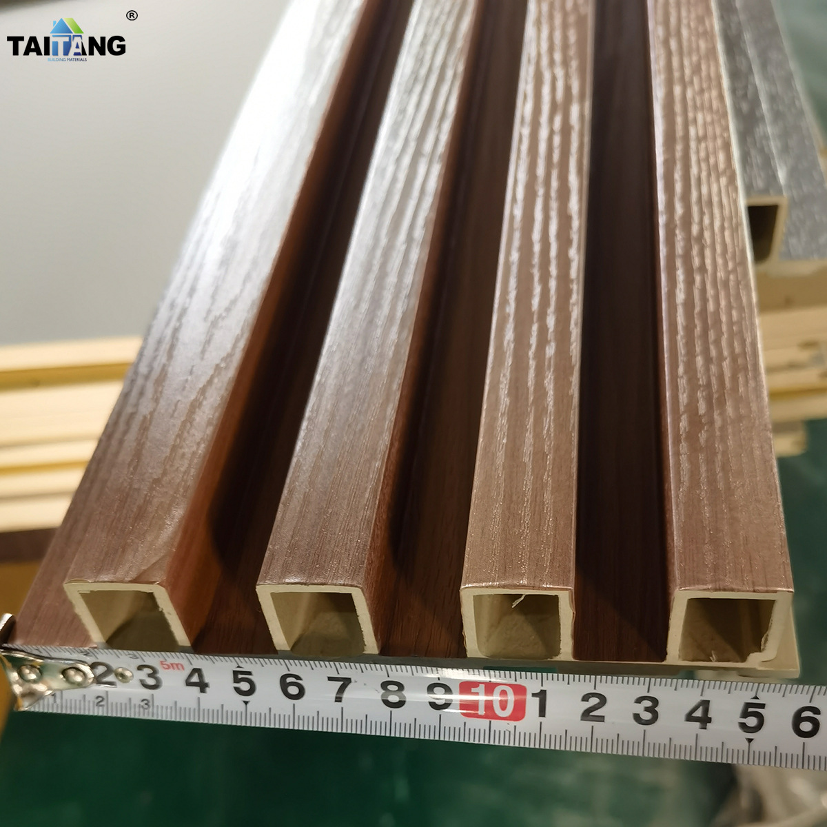 160 panel de pared de rejilla de techo WPC decoración de pared de fondo plástico de madera ecológica tablero de gran muralla tablero de rejilla de fibra de madera de bambú