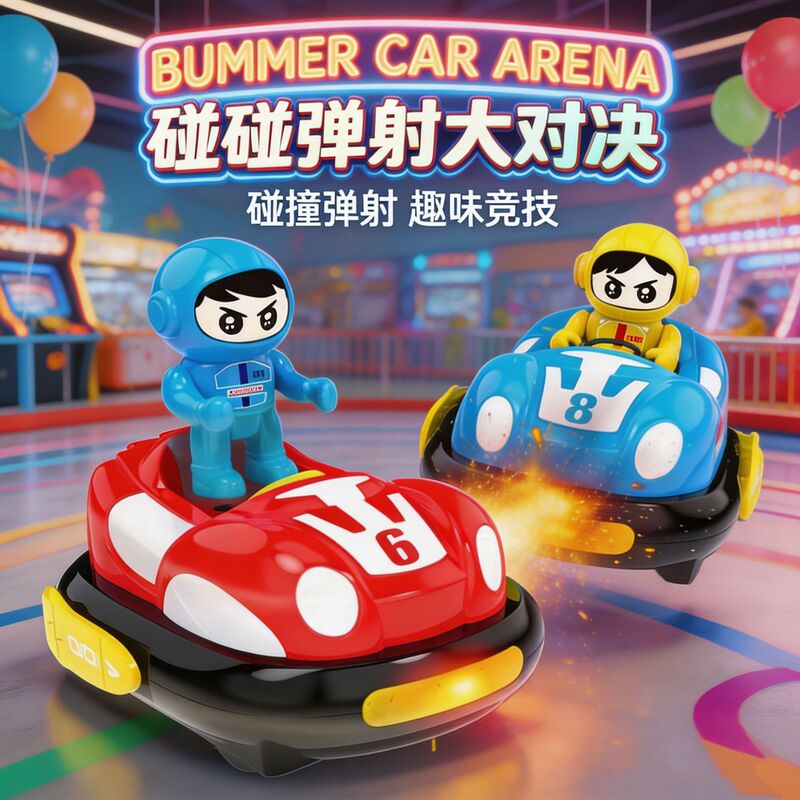 Remote Control Kart Bumper Car Multiplayer Battle Remote Control Car Children's Sound and Light Racing Car Drift Spray Electric Toy for Boys