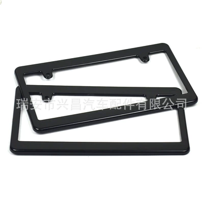 Stainless Steel License Plate Holder, License plate holder/license plate holder - wide-black