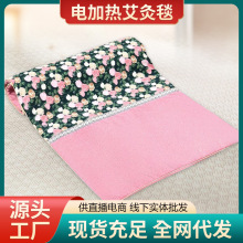 电加热艾灸毯艾草床垫热敷包艾绒保暖褥子电热毯厂家批发南阳艾草