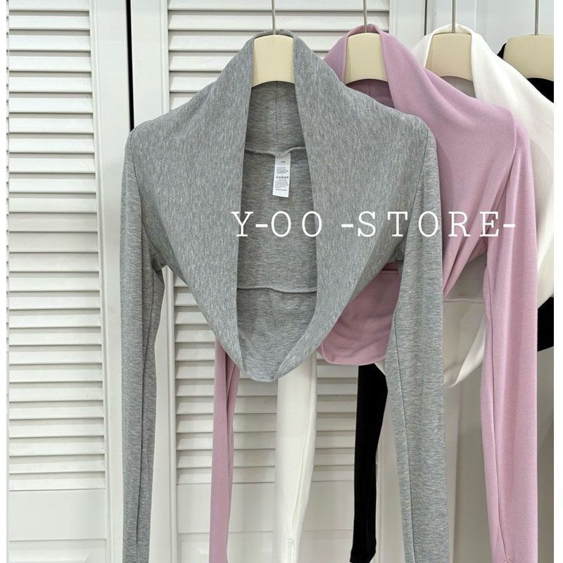 Modal Short Vest Yoga Jacket for Women, Slimming Sports Shawl Cover-Up, Sun Protection Cardigan, Fitness Wear Modal Short Vest Yoga Jacket for Women, Slimming Sports Shawl Cover-Up, Sun Protection Cardigan, Fitness Wear