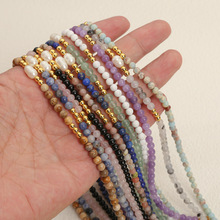 新品上市原创设计玛瑙水晶串珠项链女时尚珍珠项饰小众锁骨链跨境