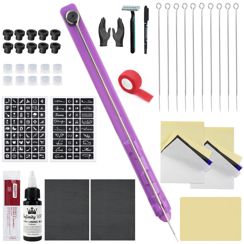 Tattoo Equipment, Tattoo Manual Needle Set, Traditional Manual Tattoo Needle Set, Tattoo Tools, Cross-Border Tattoo Equipment, Tattoo Manual Needle Set, Traditional Manual Tattoo Needle Set, Tattoo Tools, Cross-Border