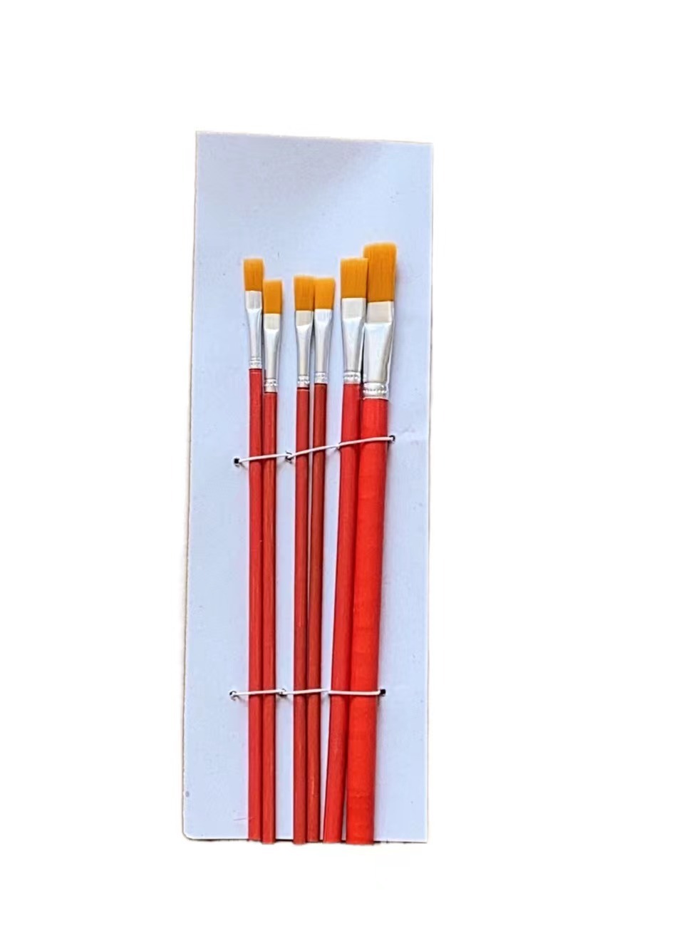 Ölgemälde-Pinselsatz Nylon-Malerpinsel Malerpinsel Wassertafelkreide Reihenpinsel Acrylmalpinsel 6er Set Direktversand vom Hersteller