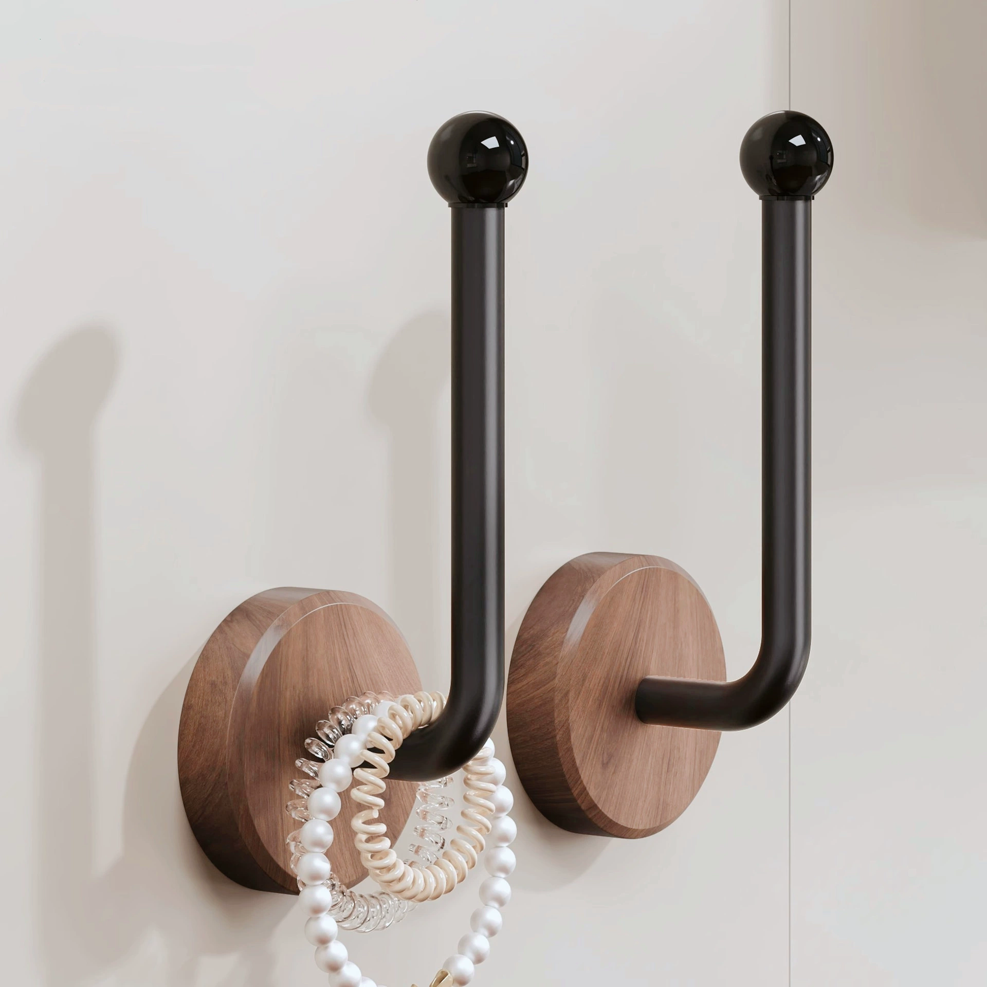 Северные массивные деревянные крючки для одежды