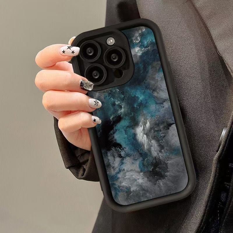 Sky City para iPhone 16pro funda para teléfono móvil Apple 15 anti-caída 14 Europa y América 13promax nuevo 12x