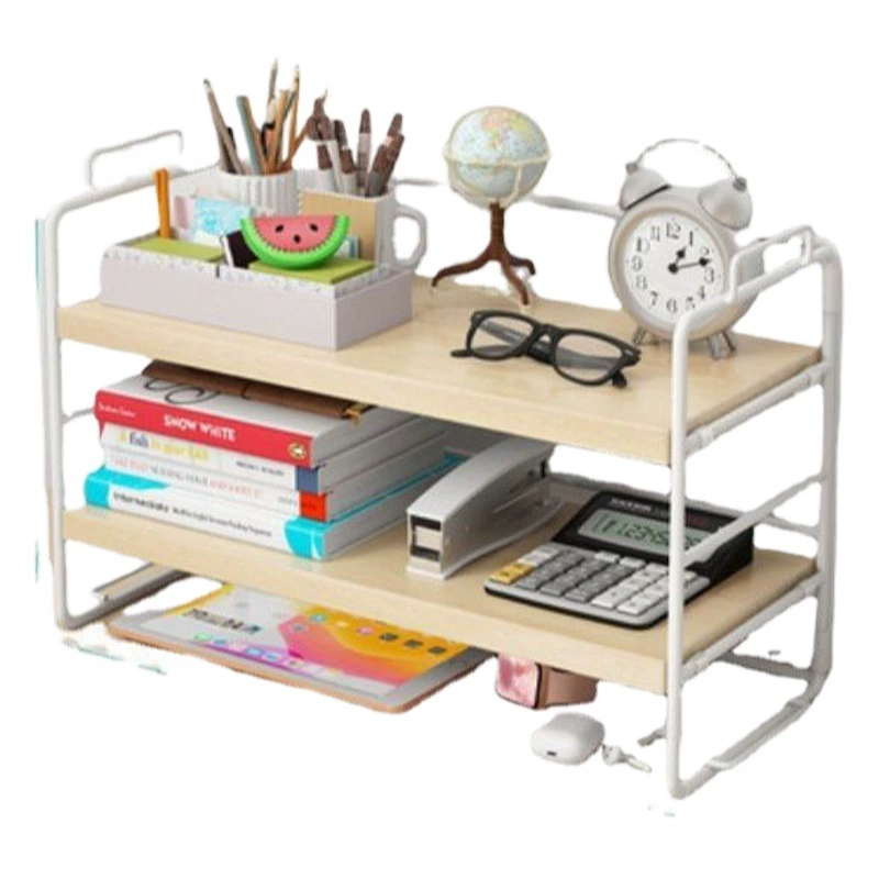 Поколение небольшой полки, настольного домашнего общежития, многослойной железной отделочной стойки, многофункциональной простой стеллаж для хранения