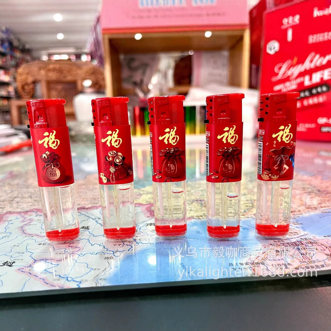 Производители оптовых цветных капюшон открытого пламени, полупрозрачная высококлассная зажигалка, креативная упакованная бумага, изысканное количество, может быть превосходным в супермаркетах