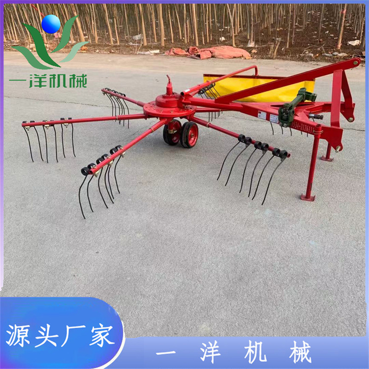 拖拉机带摊搂一体机翻晒机搂草机摊晒机双旋转秸秆牧草摊搂一体机