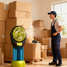 跨境充电风扇按键式学生宿舍充电式风扇露营风扇便携补水喷雾风扇