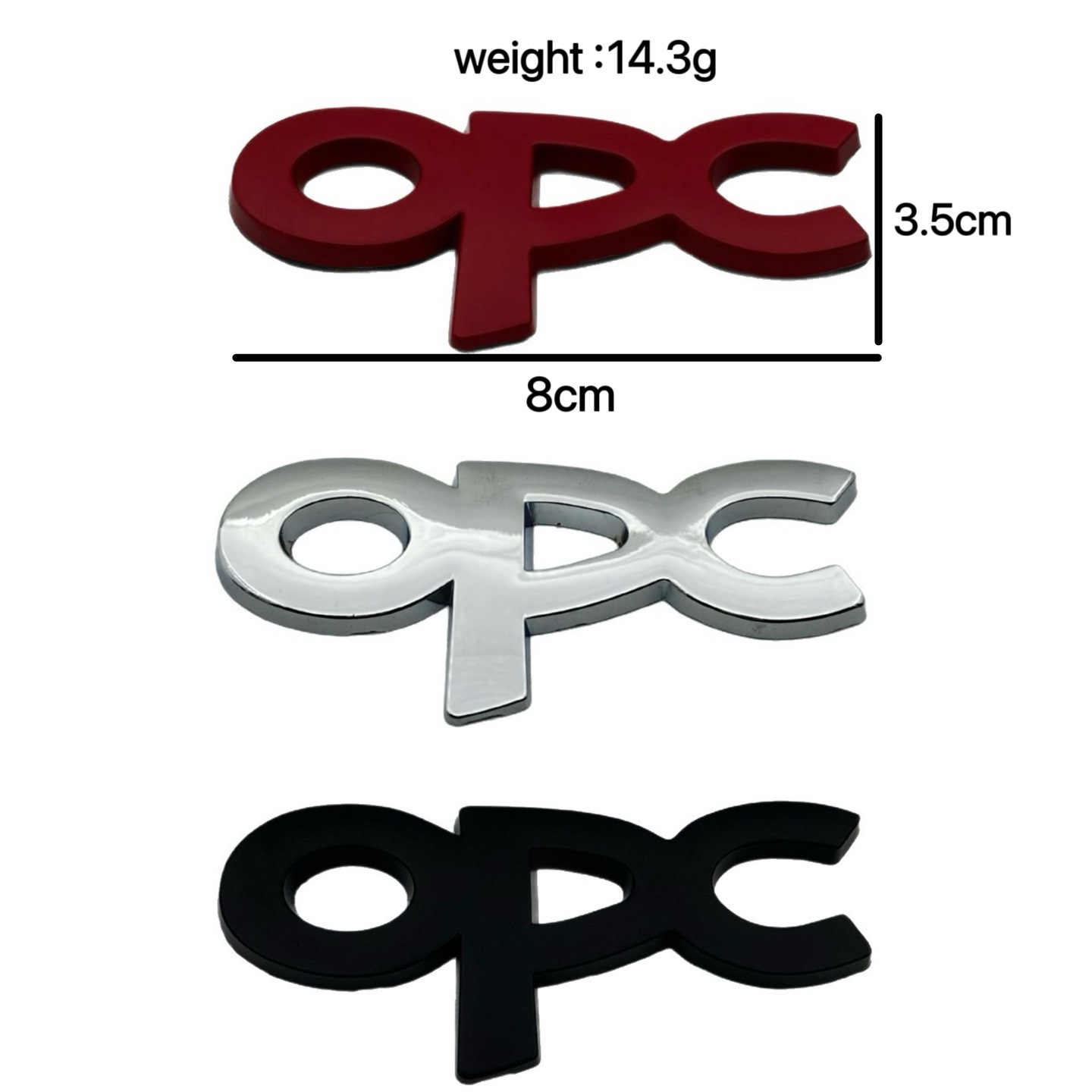 OPC贴标 适用于别克新君威 君越 英朗 欧宝改装OPC改装金属车贴