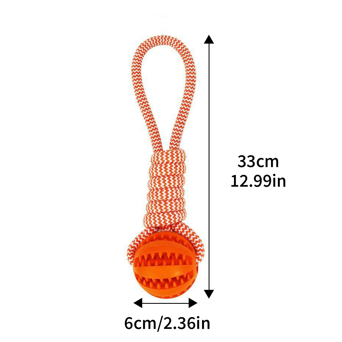 Gioco per cani anguria con corda da tiro e dispenser snack_voghion.com