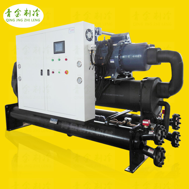 青岛工业注塑机水冷螺杆式冷水机 双机头速冷式冷水机140HP160HP
