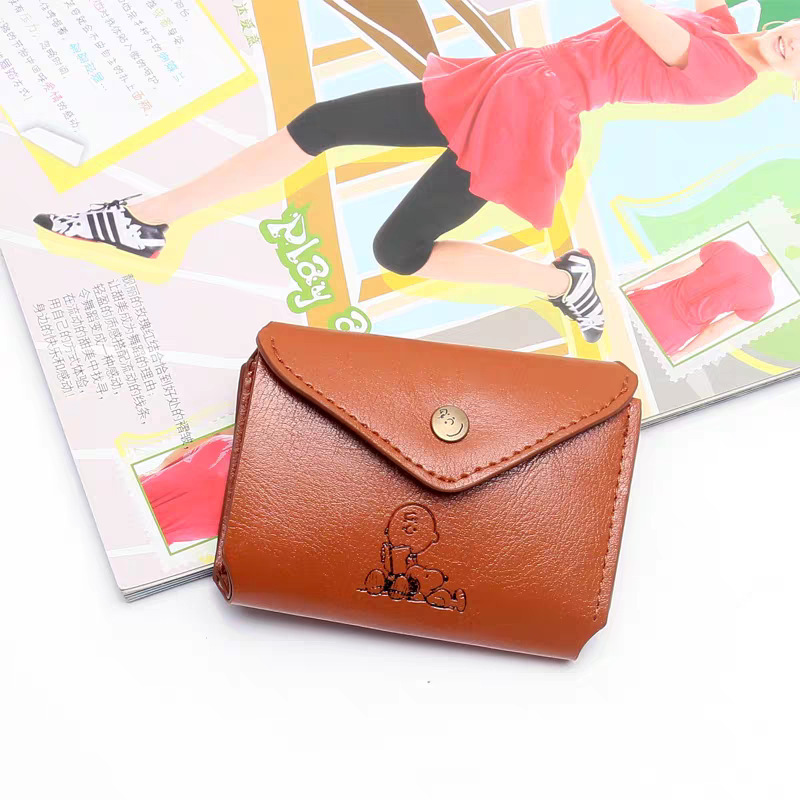 Japanese Magazine Appendix Snoopy Cartoon Coin Purse Unisex Retro High-End Leather 70% off Short Wallet Japanese Magazine Appendix Snoopy Cartoon Coin Purse Unisex Retro High-End Leather 70% off Short Wallet